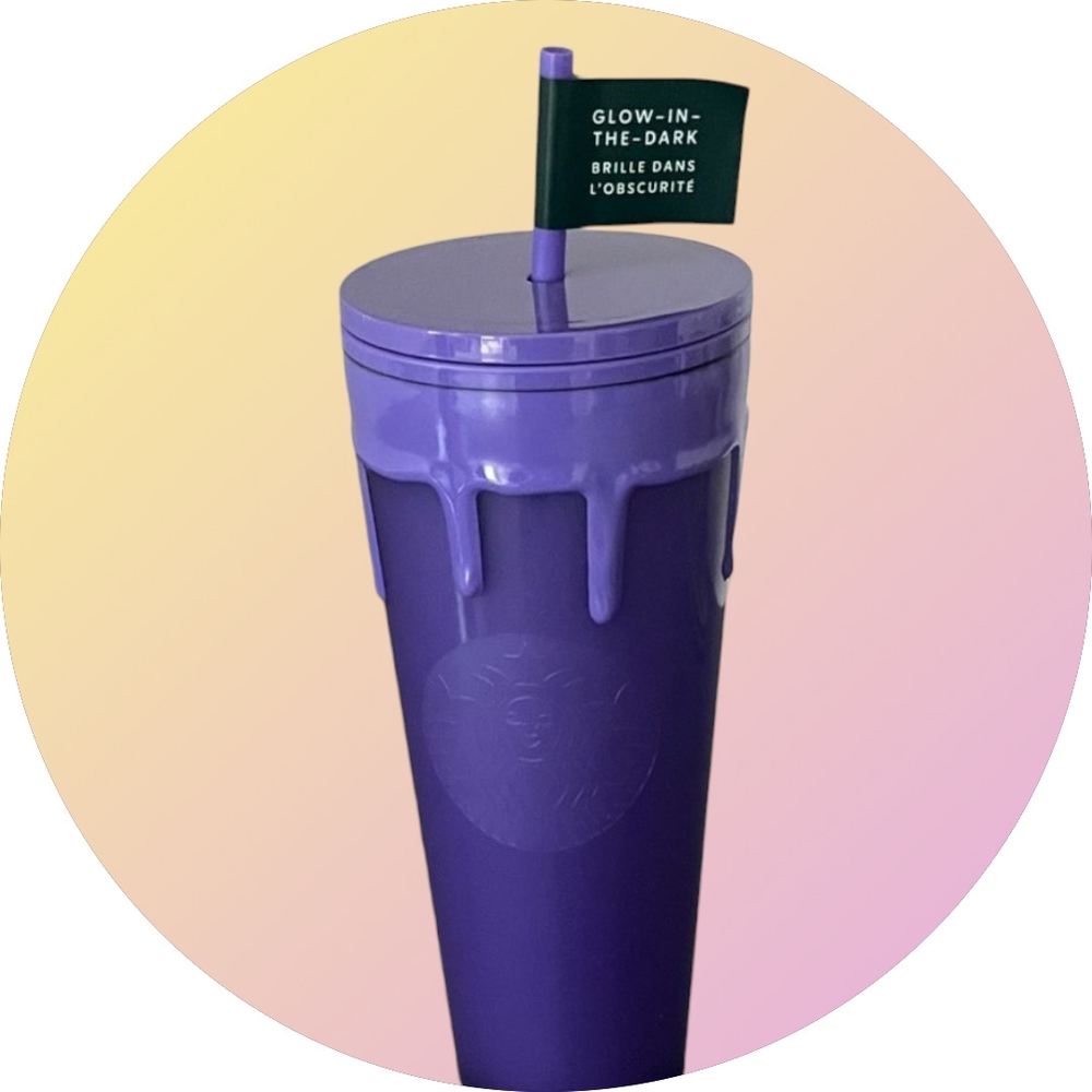Starbucks Purple Slime Cup Glow In The Dark